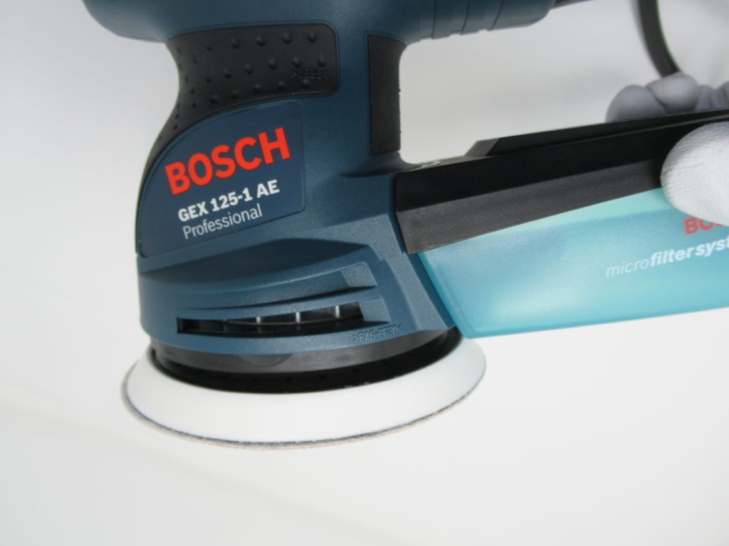 BOSCH(ボッシュ) 吸じんランダムアクションサンダー[GEX125-1AE]の使用 